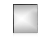 Lustro bez LED BRW Line czarna rama 65x80