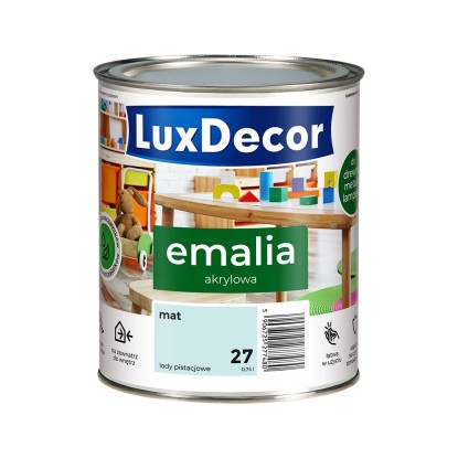 Emalia akrylowa LuxDecor lody pistacjowe mat 0,75L