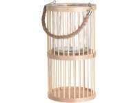 Latarnia bambusowa Zen 6 x 16 x 30 cm