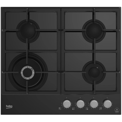 Płyta gazowa Beko HILW64325 SB Czarna 5 x 59 x 52,4 cm