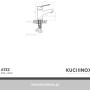 Kuchinox Bateria umywalkowa stojąca z korkiem Atez chrom_2
