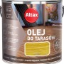 Altax olej do tarasów, odcień sosna, puszka 2,5L do tarasów drewnianych, chroni przed warunkami atmosferycznymi i promieniowaniem UV.