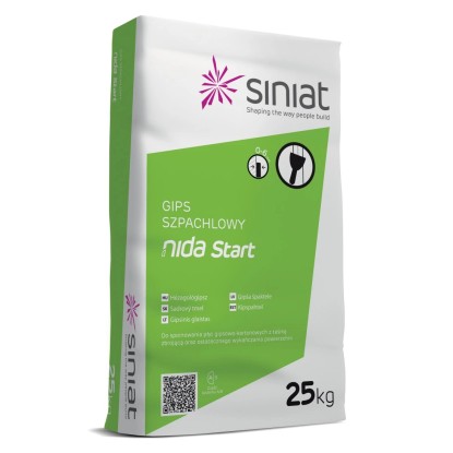 Siniat Gips szpachlowy Nida Start 25 kg