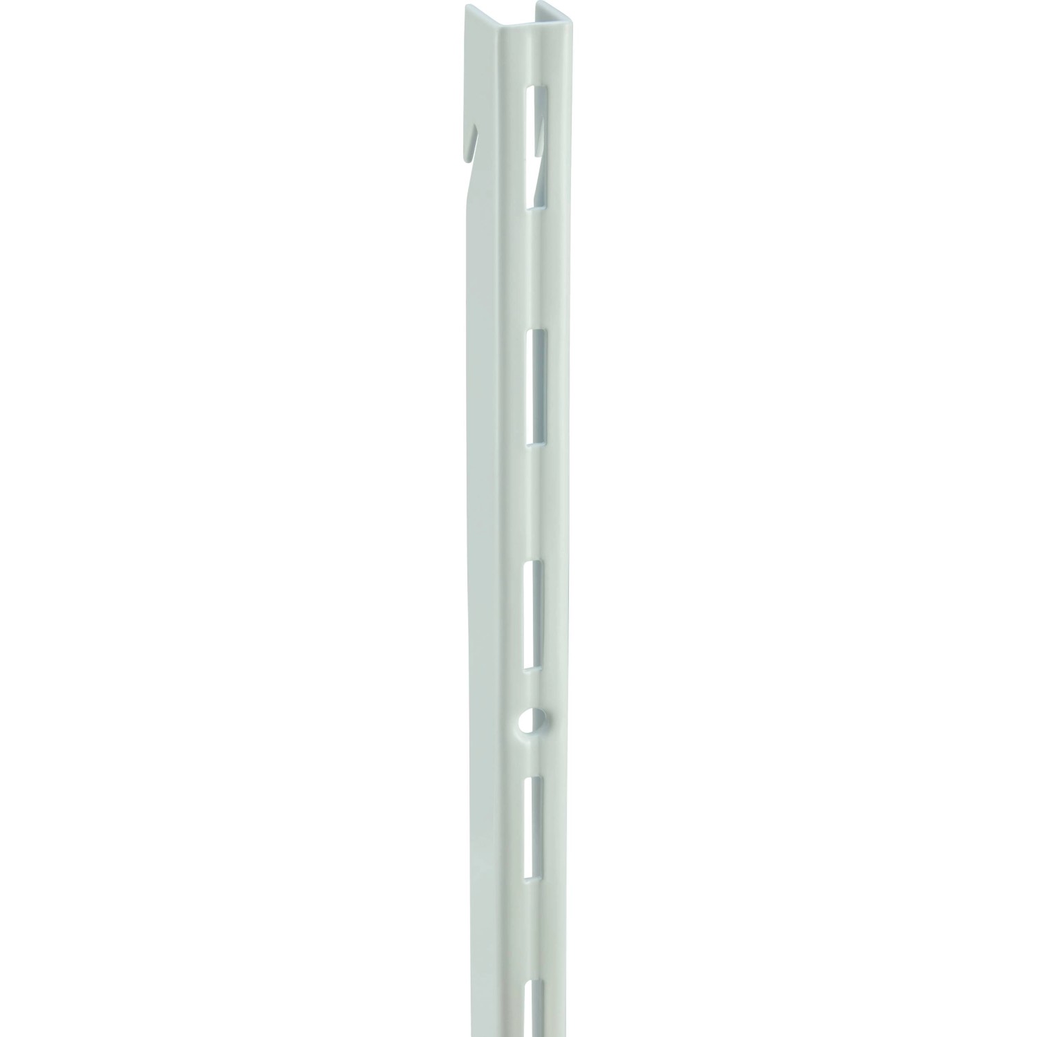 Szyna ścienna podwieszana pojedyncza 50 cm biały mat Garderoba Metalowa