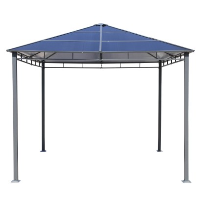 Pawilon ogrodowy MAYOTTE niebieski - 2,96 x 2,96 m