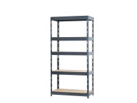 Metalkas Regał metalowy 180 x 90 x 45 cm 5 półek MDF/450 kg
