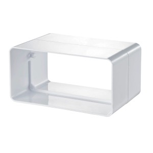 Biały kanał t.b.t., akcesorium do systemów wentylacyjnych.