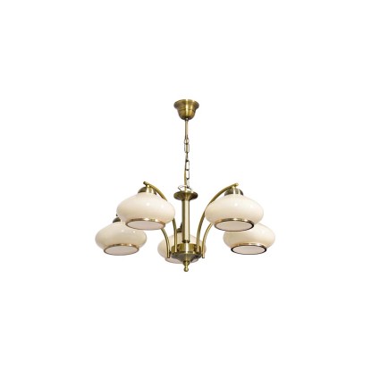 ActiveJet Lampa AJE-RITA 5x60W E27 stal szkło patyna