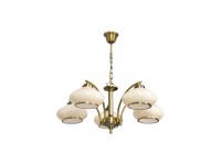 ActiveJet Lampa AJE-RITA 5x60W E27 stal szkło patyna