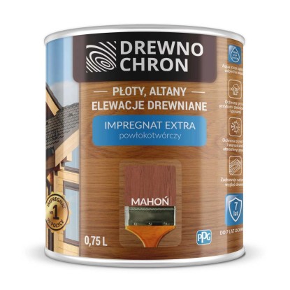 Drewnochron Impregnat Extra powłokotwórczy mahoń - 0,75L