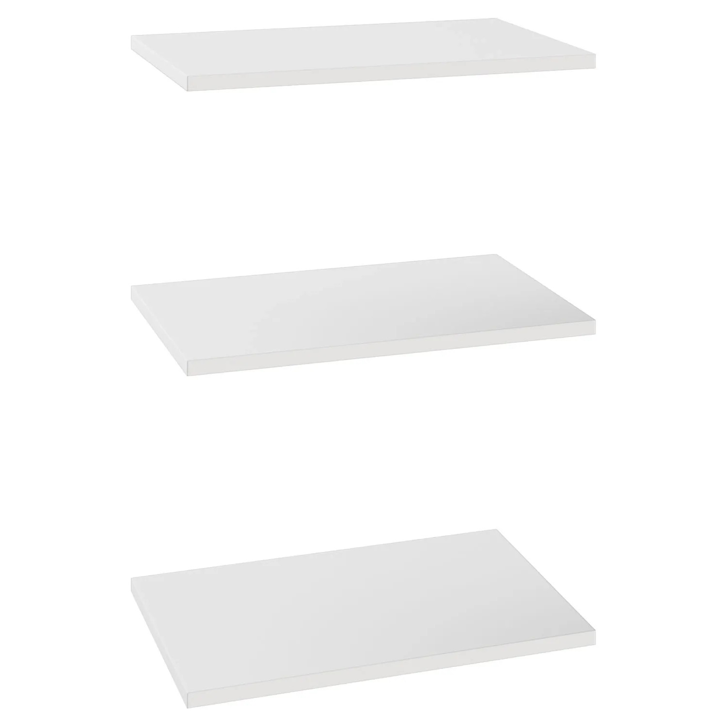 Półki białe 3 szt. do korpusu 50 x 35 cm Garderoby/Szafy Modułowe