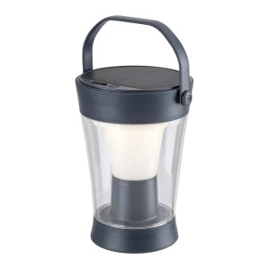 Rabalux Latarenka solarna ANGERS LED USB 3W 4000K+RGB 300lm IP54 szara