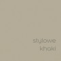 Próbka koloru farby do ścian t.b.t. w kolorze khaki.