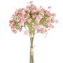 Sztuczny bukiet gipsówka ciemny różowy - 35 cm