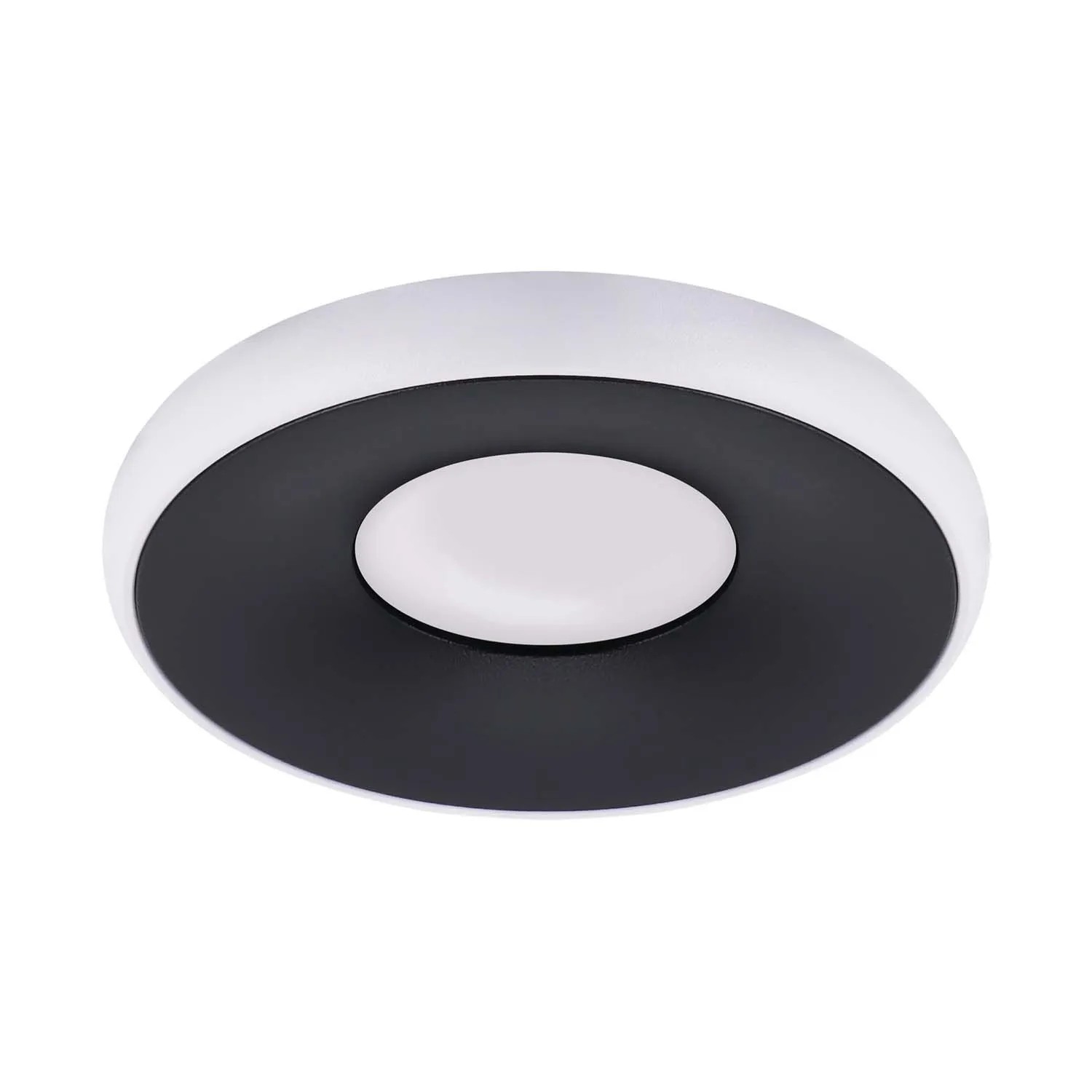 Struhm Lampa podtynkowa SFORA C 1xGU10/MR16 35W śr. 9,8cm czarna/biała