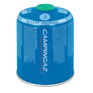Niebieski kartusz gazowy Campingaz butan/propan do kuchenek kempingowych.
