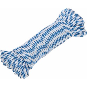 Biała linka polipropylenowa, Ø 4 mm, zwinięta.