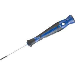 Wkrętak precyzyjny LUX Comfort TX6, wkrętak Torx z niebiesko-czarną rączką.