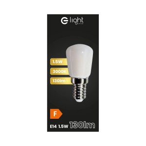 Żarówka LED E14, 1.5W, 130lm, ciepła biel, do nastrojowego oświetlenia.