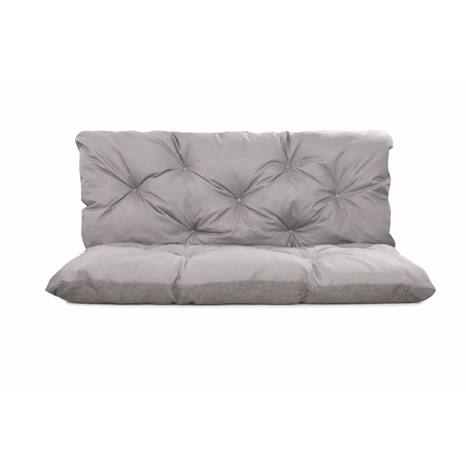 Setgarden Enkel Poduszka na palety 120x60 + 120x50 cm Szara