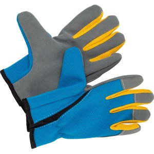 Niebieska rękawica dziecięca rozmiar 5 do ogrodu i piaskownicy.