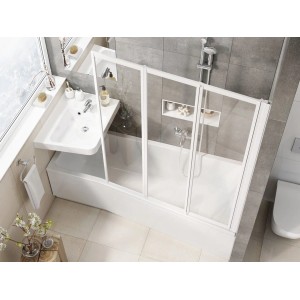 Ravak Wanna BeHappyII 150 asymetryczna akryl lewa 150x75