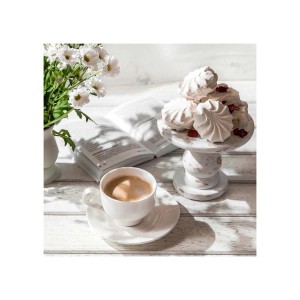 STYLER Obraz Glasspic MERINGUE GL507 30 x 30 cm