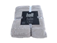 Koc Pedro 200 x 220 cm jasnoszary