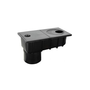 ACO Osadnik rynny dolny czarny 50-100 mm