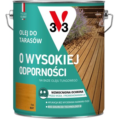 V33 Olej do tarasów dąb 4,5L