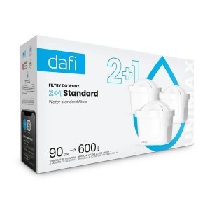 Zestaw filtrów do wody Dafi 2+1 Standard do akcesoriów kuchennych.