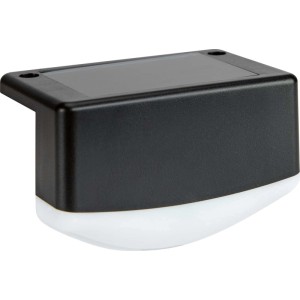 Kinkiet solarny ogrodzeniowy 2xLED IP44 czarny 4 szt.