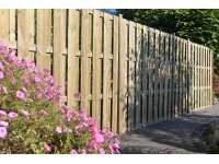 Płot pełny IVO prosty - 180 x 180 cm