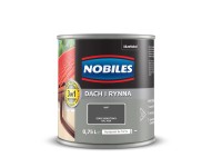 Nobiles Emalia Dach i Rynna szara grafitowa 750 ml