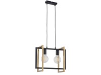 Sigma Lampa Eden 2x60W E27 czarno-złota Sigma Lampa Eden 2x60W E27 czarno-złota