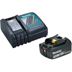 Makita Power Source Kit LXT 18 V 3 Ah z akumulatorem i ładowarką do elektronarzędzi.