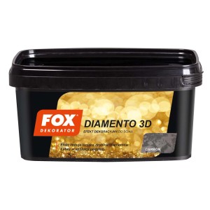 FOX Diamanto 3D Carbon farba efektowa do ścian. Farba do efektów specjalnych.