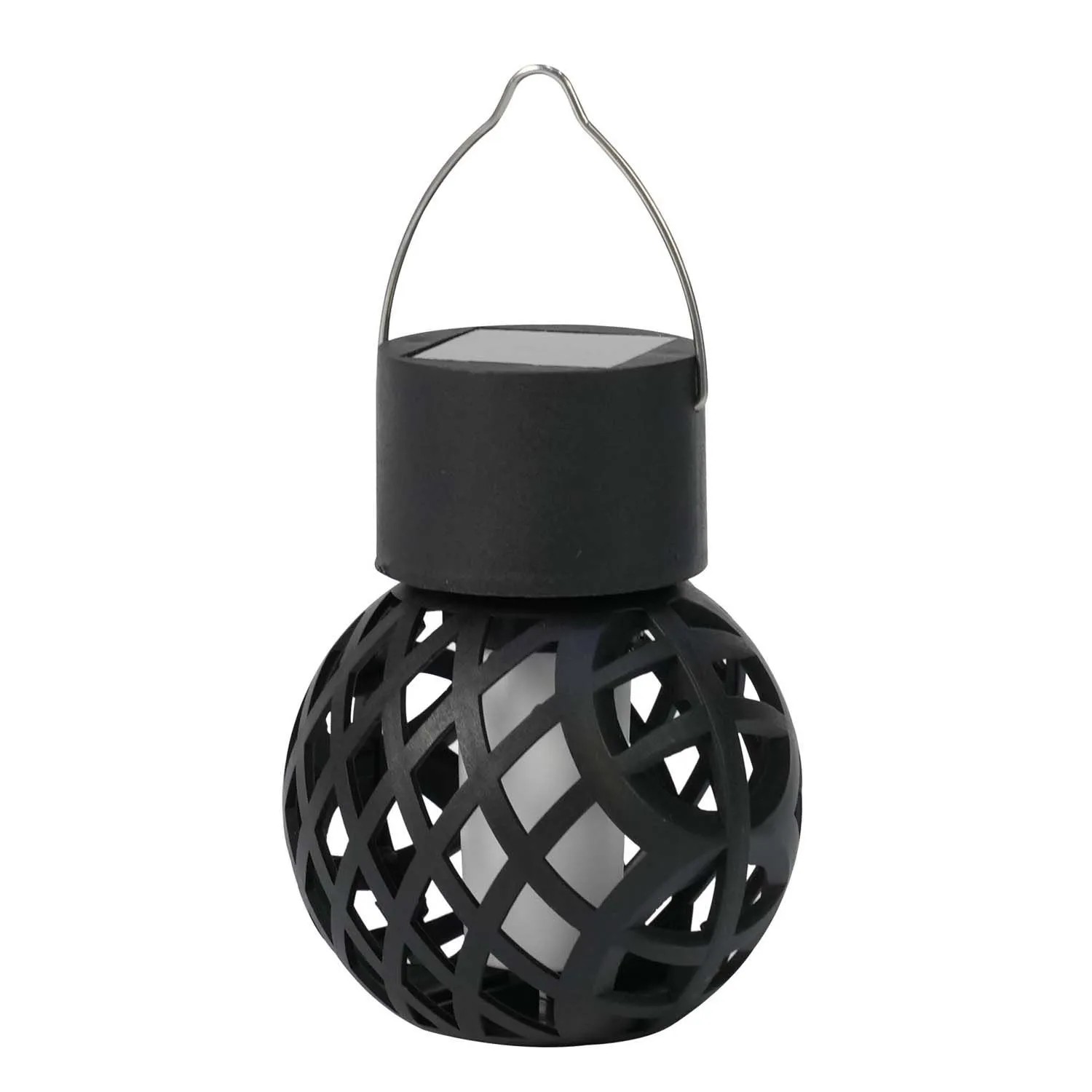 4iQ Lampa solarna LUMA 12xLED czarna