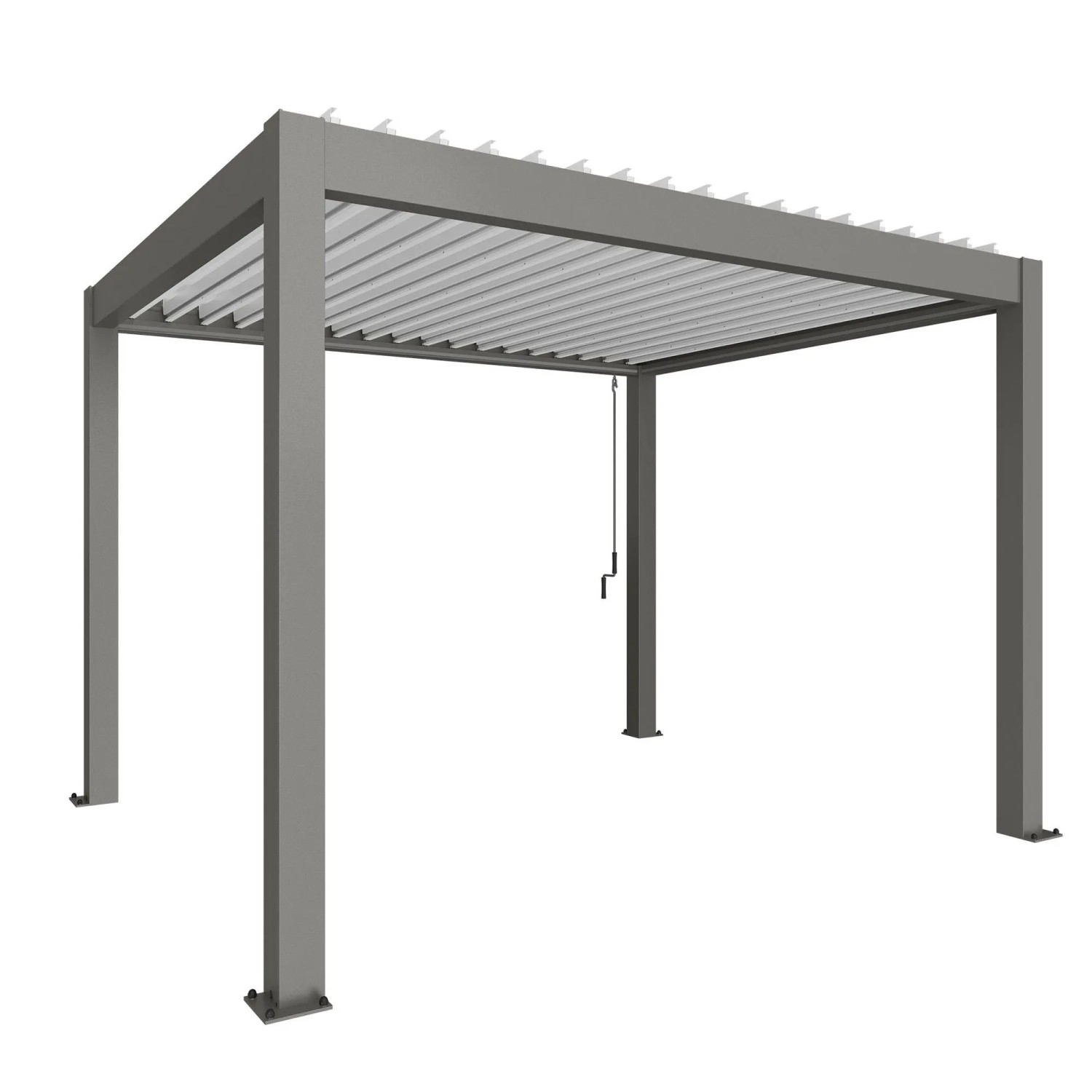 Biohort Pergola 3,5 m x 3 m kwarc biały