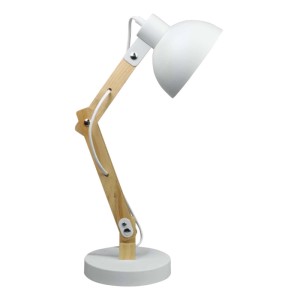 DPM Lampka biurkowa składana 1xE27 40W biała
