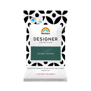 Próbka koloru 'Secret Garden' Beckers Designer Collection. Tester farb do ścian.