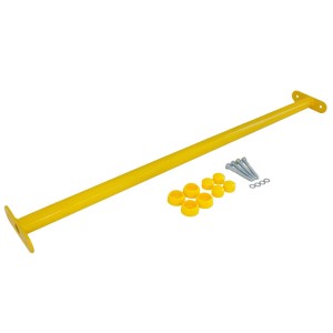 4IQ Drążek metalowy żółty dł. 90 cm, fi 32 mm