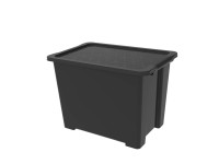 ROTHO Pojemnik Evo Easy 65L 41,2 x 39 x 58,5 cm czarny ROTHO Pojemnik Evo Easy 65L 41,2 x 39 x 58,5 cm czarny