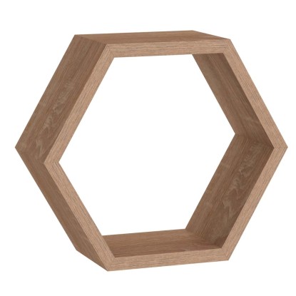 Półka FHS heksagon 30*26*11,5 sonoma