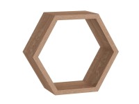 Półka FHS heksagon 30*26*11,5 sonoma