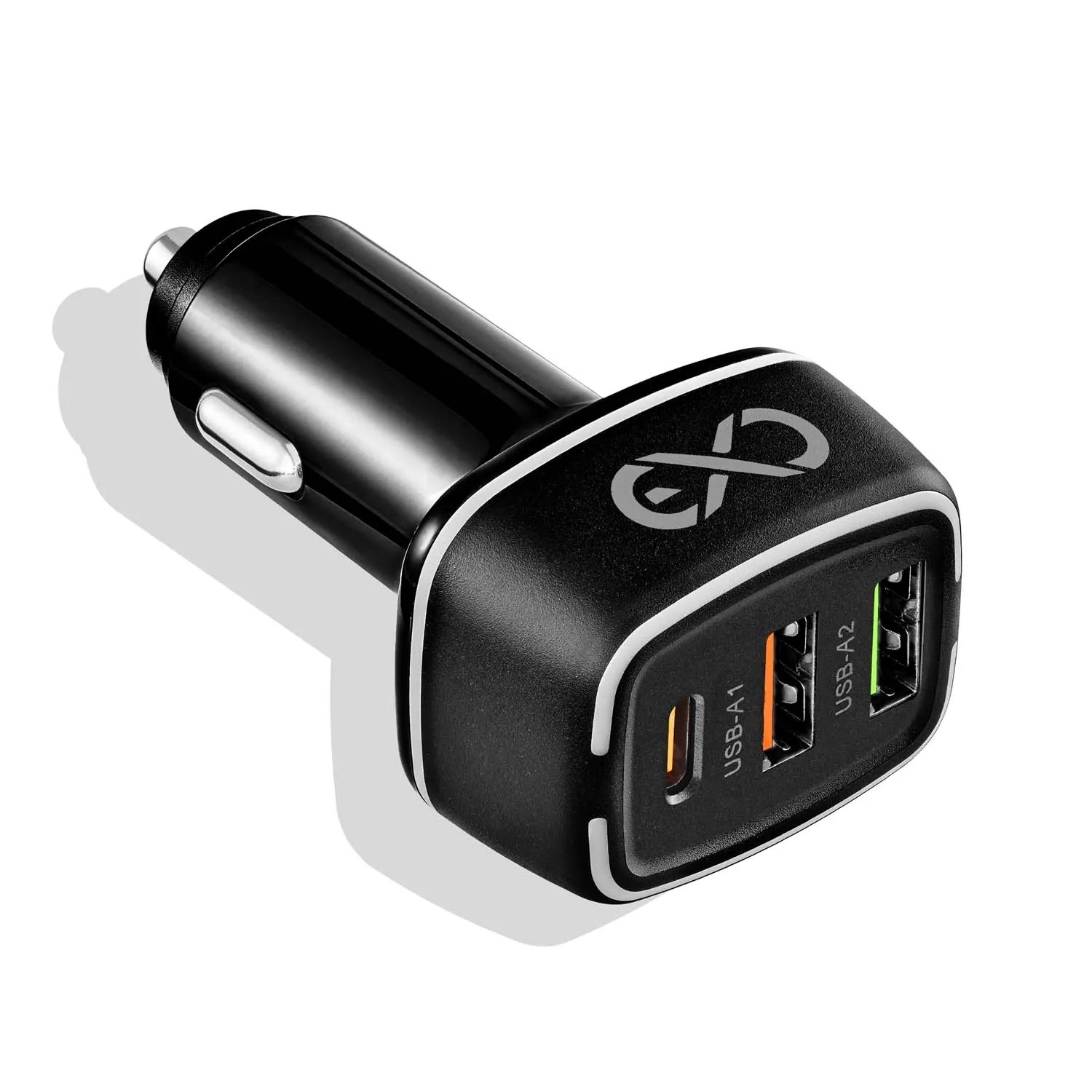 Ładowarka samochodowa eXc Light 45W czarna