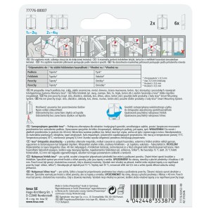 Tesa t.b.t. samoprzylepne haczyki do lekkich przedmiotów, różne rozmiary.