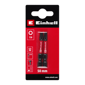Einhell Zestaw bitów Impact T30, 50 mm, 2-częściowy do wkrętaków i wkrętarek akumulatorowych.
