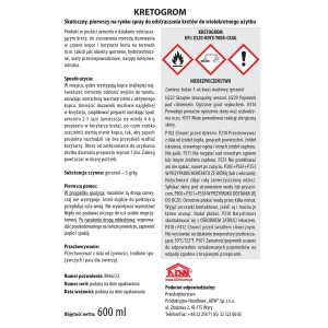 Spray Kretogrom do zwalczania nornic. Środek na nornice.