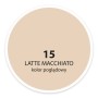Próbka koloru Latte Macchiato (nr 15) do farb ściennych.